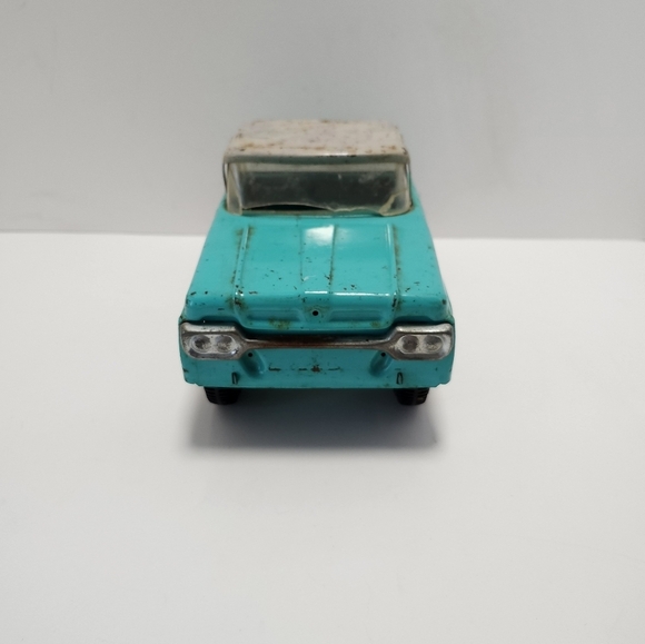 Nylint Ford Vintage Pressed Steel 1960 Truck With Mobile Home Trailer - Picture 3 of 10